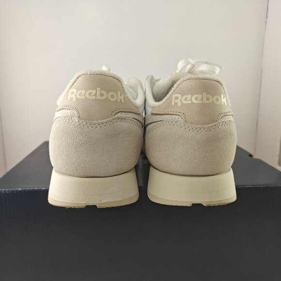 Reebok Classic Leather White/Beige Sneakers Size US 10.5 Mens 100032772 - Picture 9 of 12